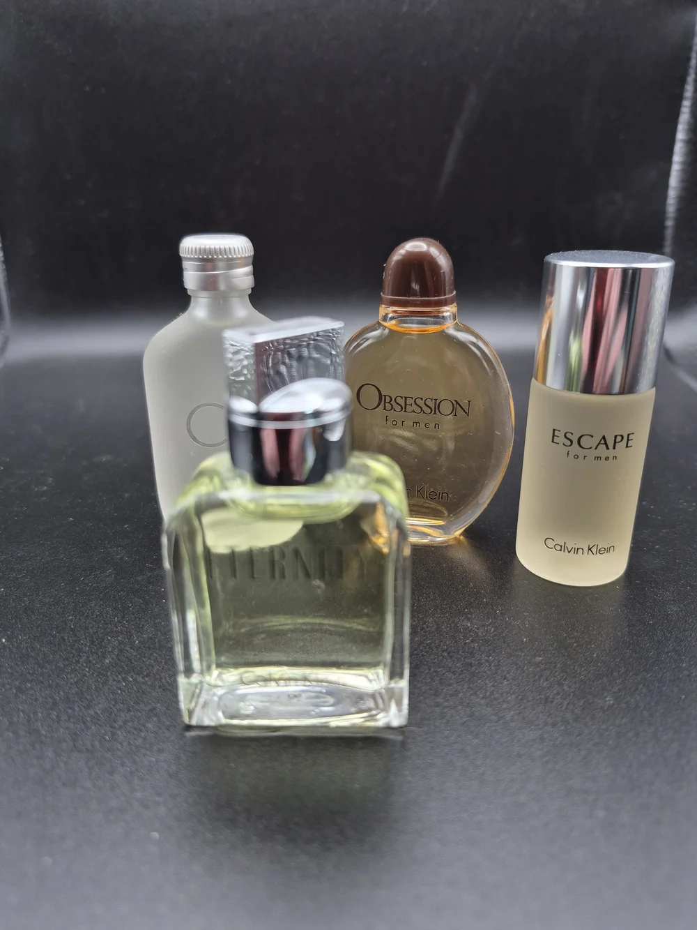 Calvin Klein Mini Fragrance Set - Clear, Frosted & Amber Bottles